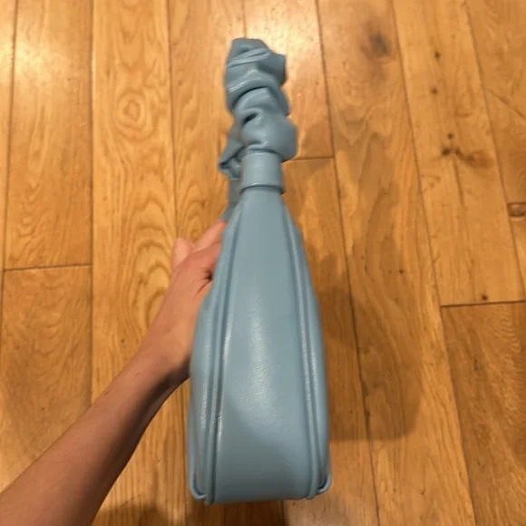 JW PEI Powder Blue Ruched Shoulder Bag - Picture 5 of 7